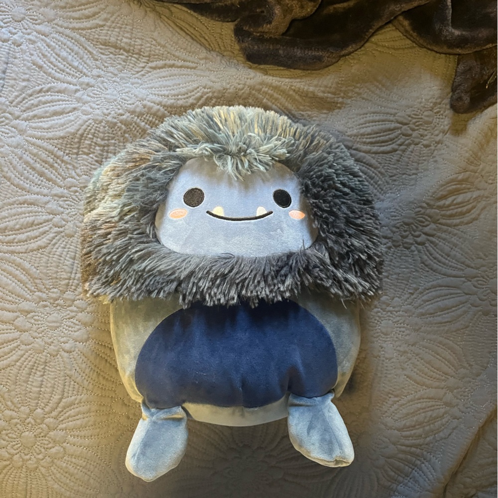 Squishmallows Blue and Gray Stuffed Animal